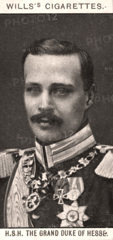 H.S.H The Grand Duke of Hesse, 1908.Artist: WD & HO Wills