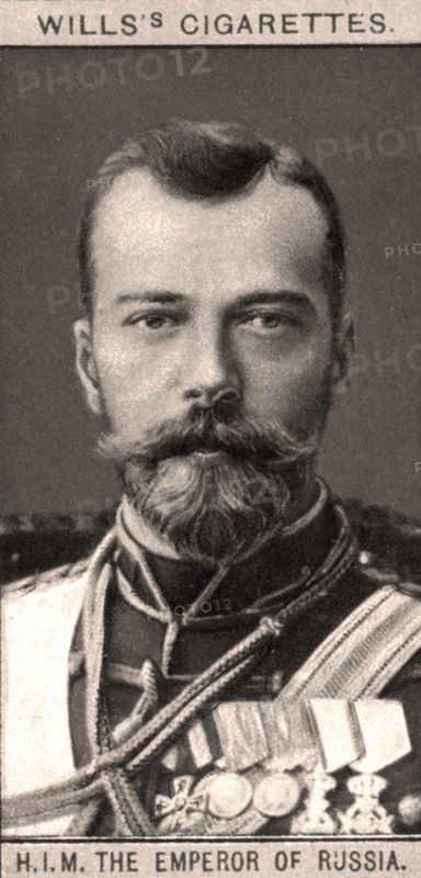 H.I.M The Emperor of Russia, 1908.Artist: WD & HO Wills