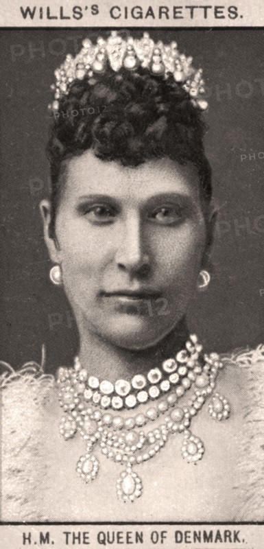 H.M The Queen of Denmark, 1908.Artist: WD & HO Wills