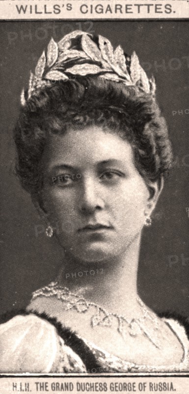H.I.H The Grand Duchess George of Russia, 1908.Artist: WD & HO Wills