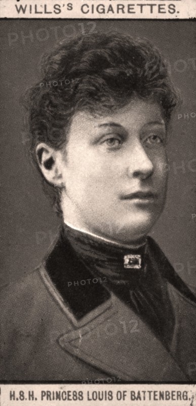 H.S.H Princess Louis of Battenberg, 1908.Artist: WD & HO Wills