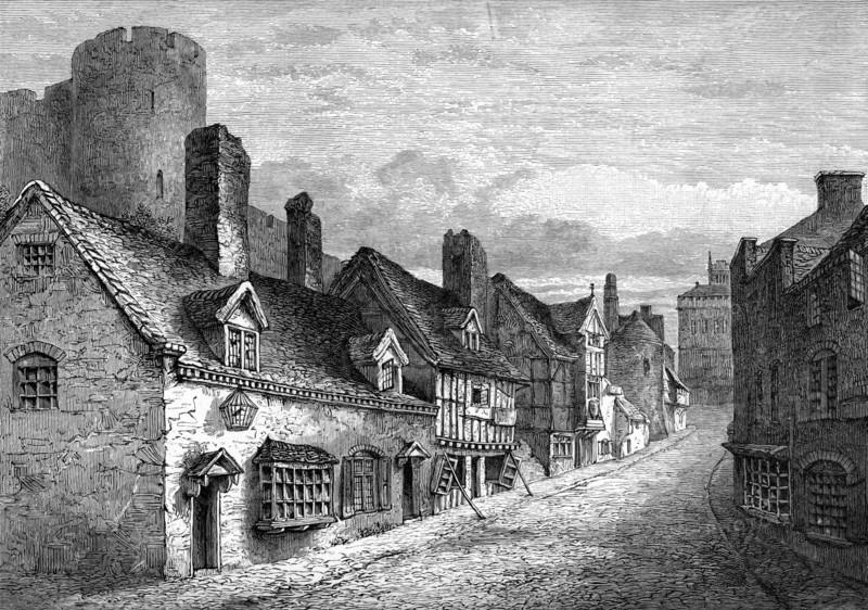Castle Gate, Shrewsbury, Shropshire, 1893. Artist: Unknown