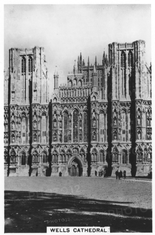 Wells Cathedral, Wells, Somerset, England, 1936. Artist: Unknown
