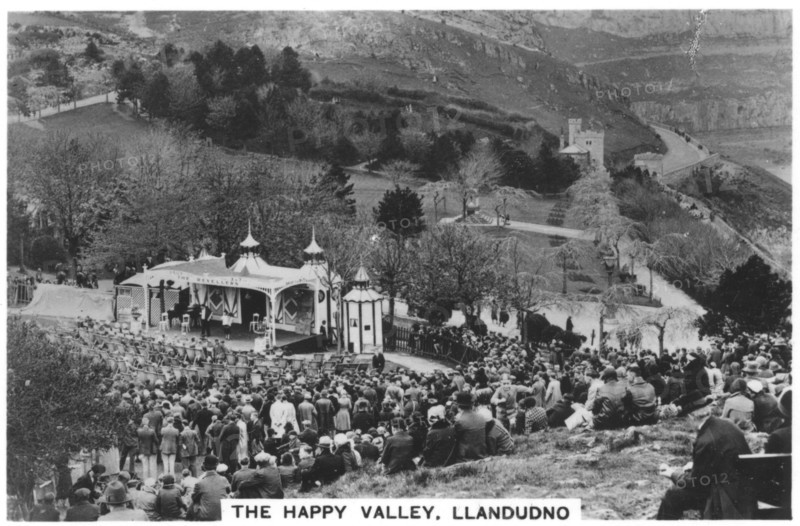The Happy Valley, Llandudno, 1937. Artist: Unknown