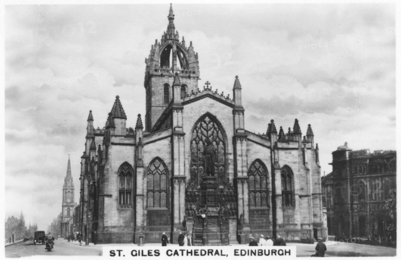 St Giles' Cathedral, Edinburgh, 1937. Artist: Unknown