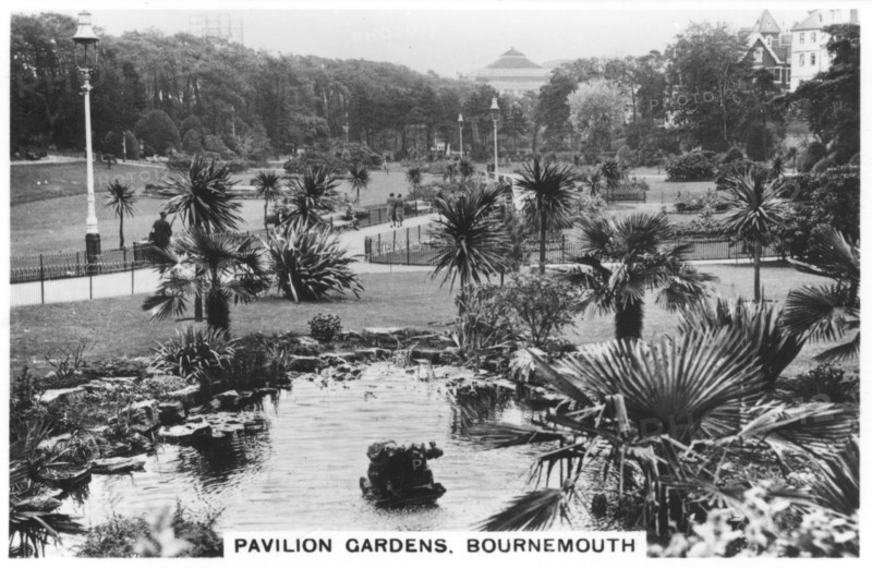 Pavilion Gardens, Bournemouth, Dorset, 1937. Artist: Unknown