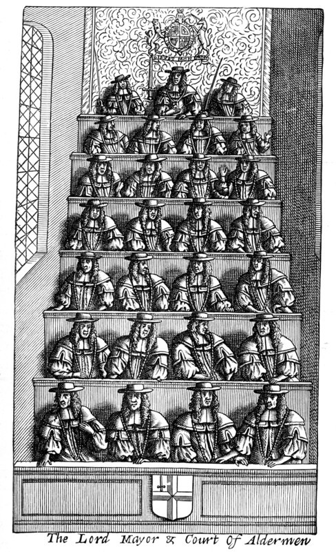 The Lord Mayor and the Court of Aldermen, London, 1681 (1894). Artist: Unknown
