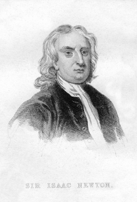 Sir Isaac Newton, English mathematician, astronomer and physicist. Artist: Unknown