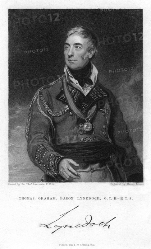 Thomas Graham, 1st Baron Lynedoch, Scottish politician and soldier, 1831. Artist: Henry Meyer