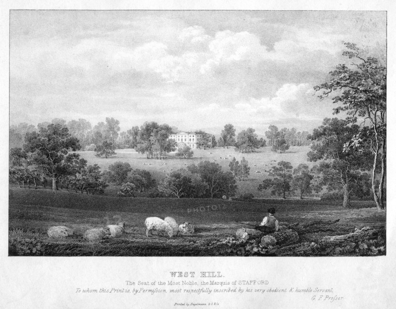 West Hill, near Wandsworth, London, 19th century.Artist: George Frederick Prosser