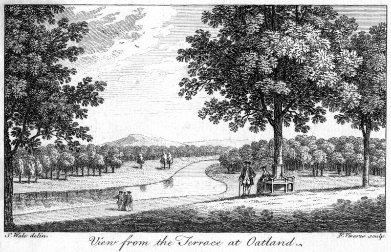 'View from the Terrace at Oatland', 18th century.Artist: Francois Vivares