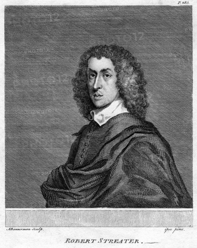 Robert Streater (1624-1680), English artist, 19th century.Artist: Alexander Bannerman