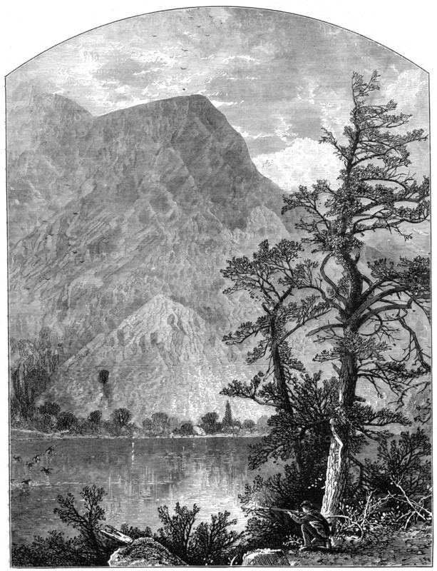View of a spur of the Blue Mountains, Delaware Water Gap, New Jersey, USA, 1877. Artist: Unknown