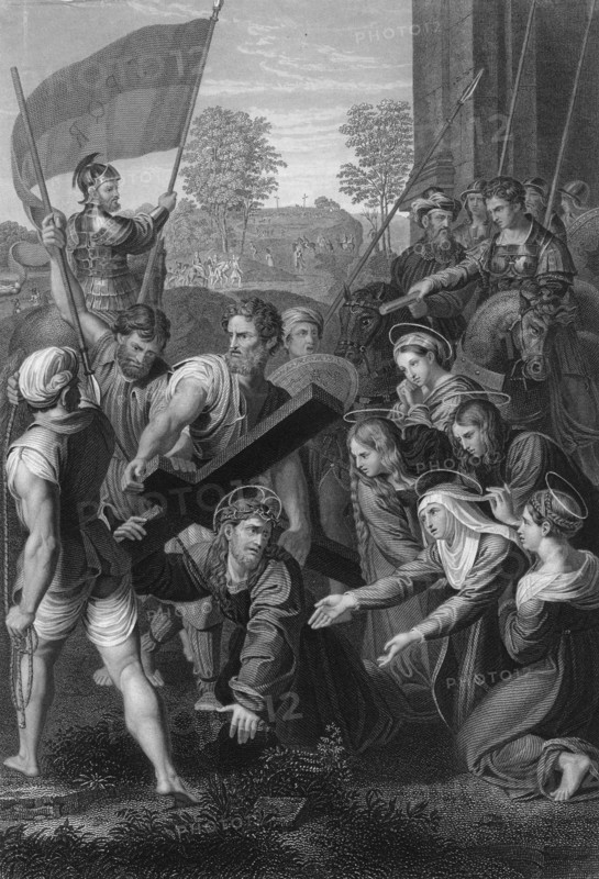 'The Fall on the Road to Calvary', c1820s.Artist: W Holl