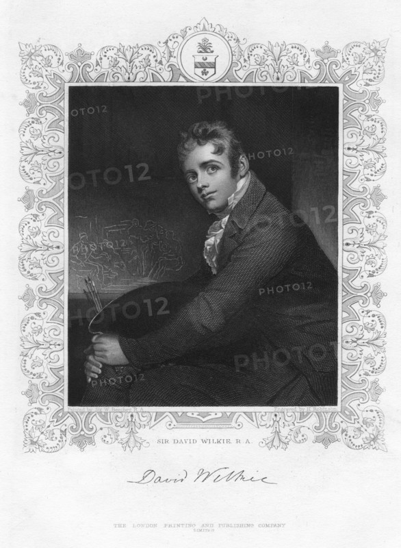 Sir David Wilkie (1785-1841), Scottish painter, 19th century.Artist: Henry Robinson