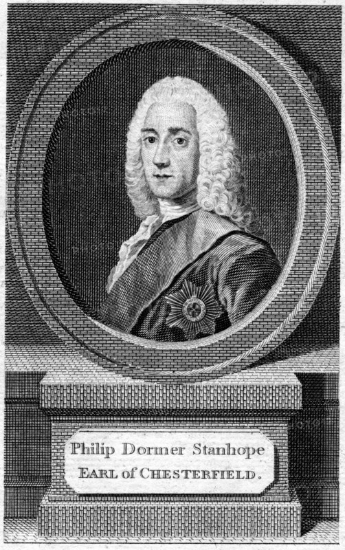 Philip Dormer Stanhope (1694-1773), 4th Earl of Chesterfield, 19th century. Artist: Unknown
