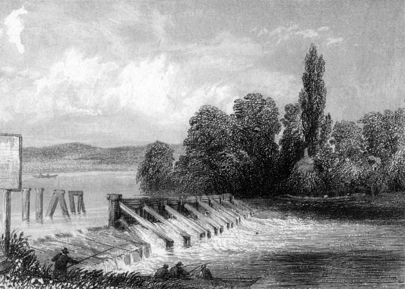 The River Thames at Teddington, London, 19th century. Artist: Unknown