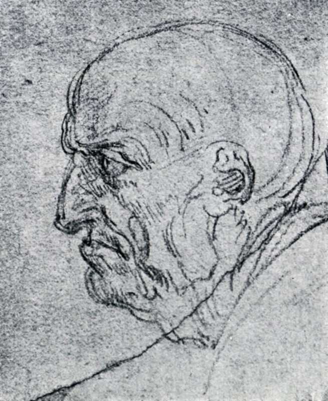 'Head of an Old Man', 1913. Artist: Leonardo da Vinci