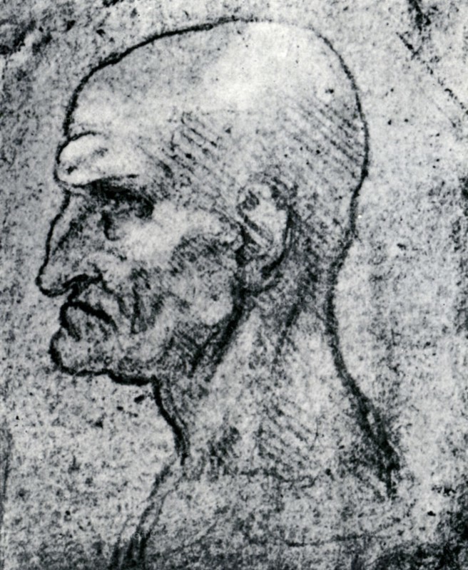 'Head of an Old Man', 1913. Artist: Leonardo da Vinci