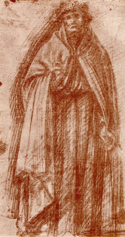 Study for the figure of an apostle, 1913.Artist: Fra Bartolomeo