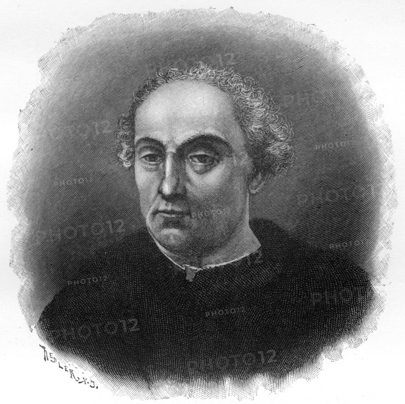 Christopher Columbus, Genoese navigator and explorer, (1901). Artist: Unknown