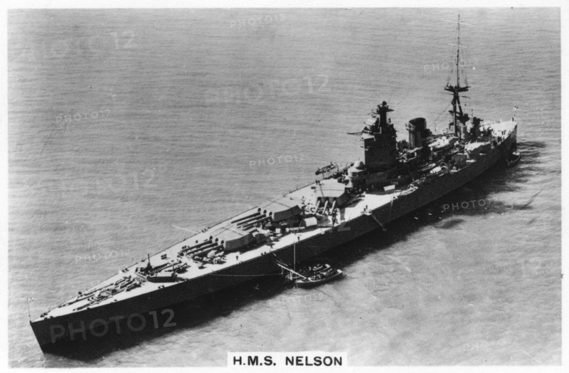 Battleship HMS 'Nelson', 1937. Artist: Unknown