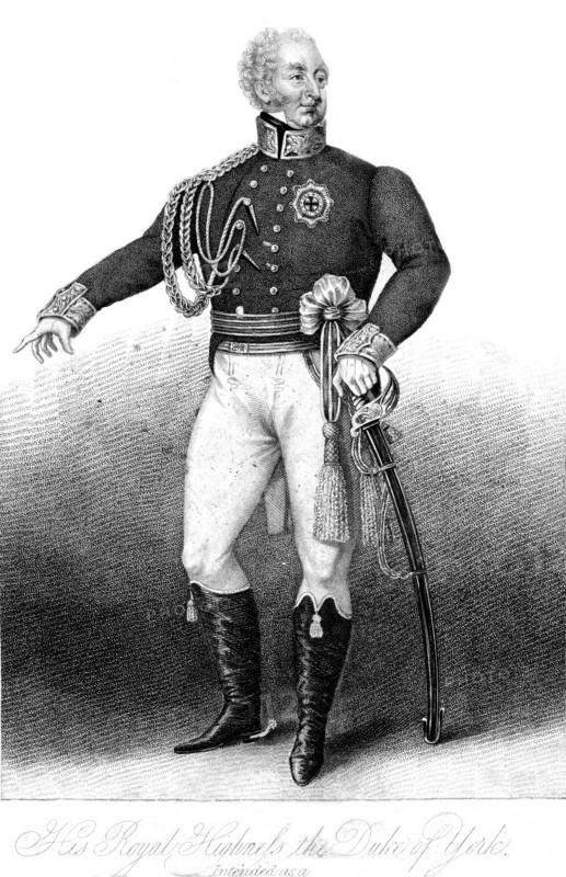 'His Royal Highness the Duke of York', c19th century.Artist: Anthony Cardon