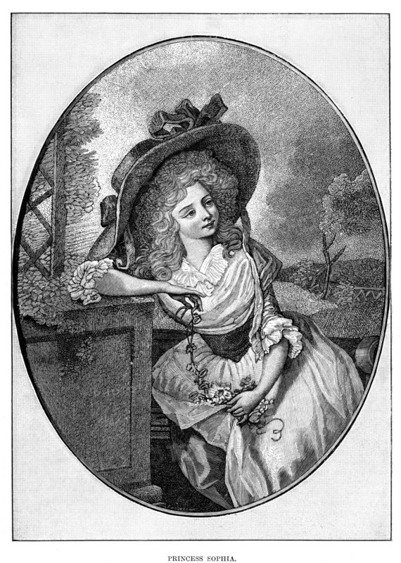 Princess Sophia, fifth daughter of George III, 19th century. Artist: Unknown