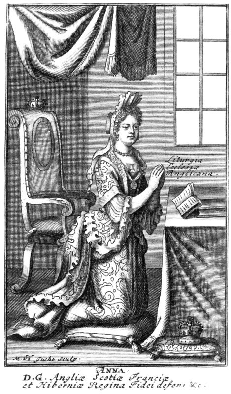 Queen Anne (1665-1714).Artist: Gucht