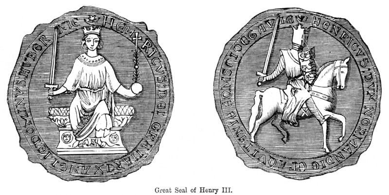 Great seal of Henry III. Artist: Unknown