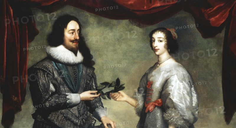 King Charles I (1600-1649) and Queen Henrietta Maria (1609-1669). Artist: Unknown
