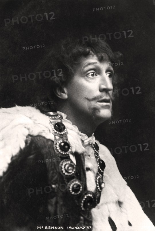 Frank Benson (1858-1939), English actor and theatre manager, early 20th century.Artist: J Caswall Smith