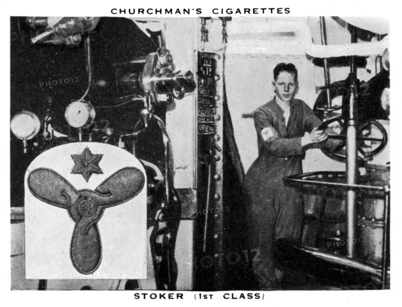 Stoker, (1st Class), 1937.Artist: WA & AC Churchman