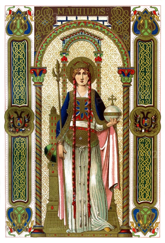 St Mathilda, 1886. Artist: Unknown