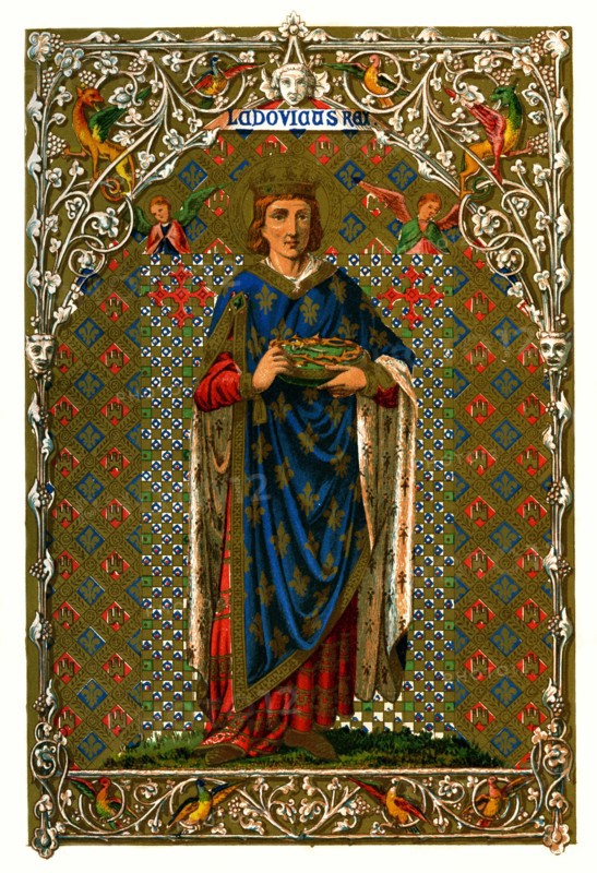 St Louis (Louis IX, King of France), 1886. Artist: Unknown