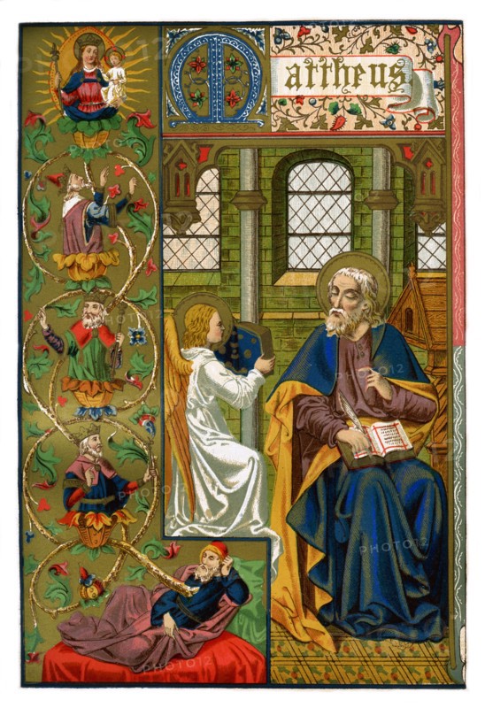 St Matthew the Evangelist, 1886. Artist: Unknown