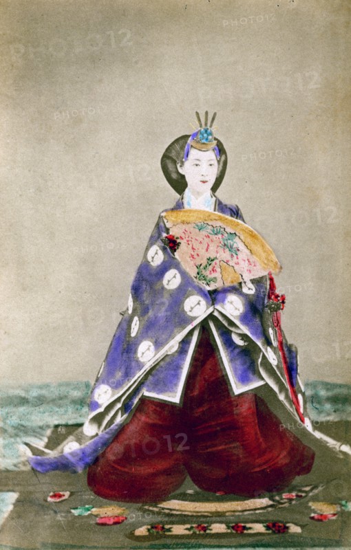 Haruho, Empress of Japan, 1873 (1882). Artist: Uchida Kyuichi