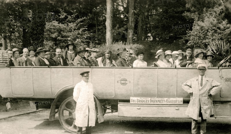 Motor tours to Dartmoor by the Grey Torpedo Cars, early 20th century.Artist: Pyne