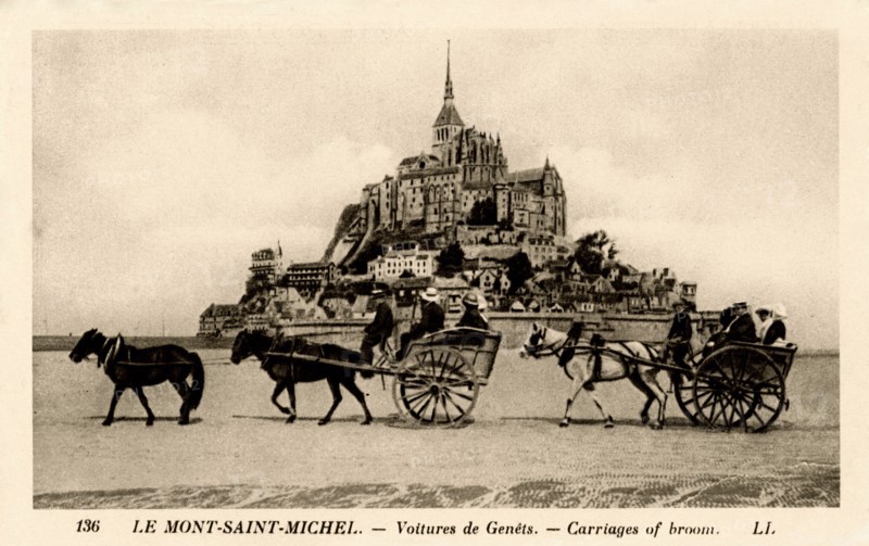 Mont-Saint-Michel, Normandy, France, early 20th century. Artist: Unknown