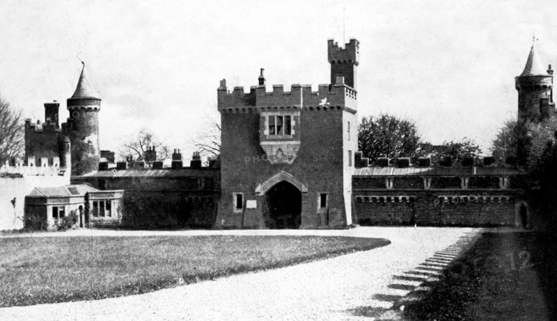 Killyleagh Castle courtyard, Killyleagh, County Down, Northern Island, early 20th century. Artist: Unknown