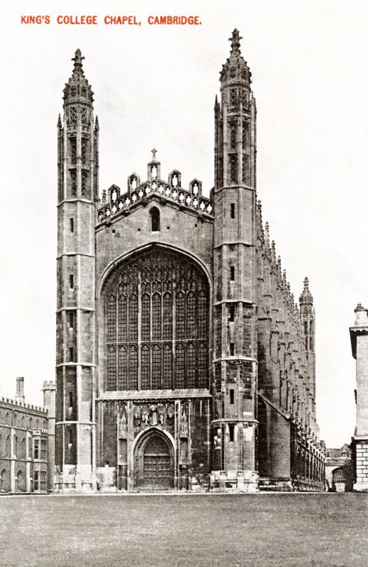 King's College Chapel, Cambridge, 1908. Artist: Unknown