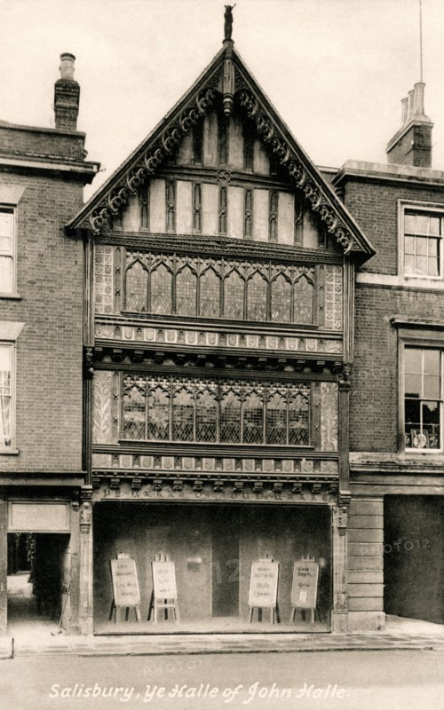 John Halle Hall, Salisbury, Wiltshire, early 20th century.Artist: Francis Frith & Co