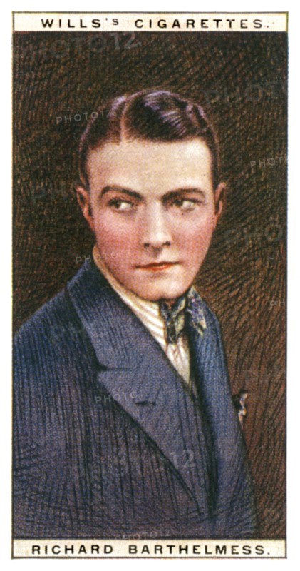 Richard Barthelmess (1895-1963), American film star, 1928.Artist: WD & HO Wills