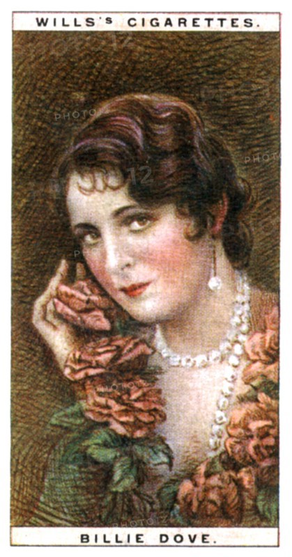 Billie Dove (1903-1997), American actress, 1928.Artist: WD & HO Wills