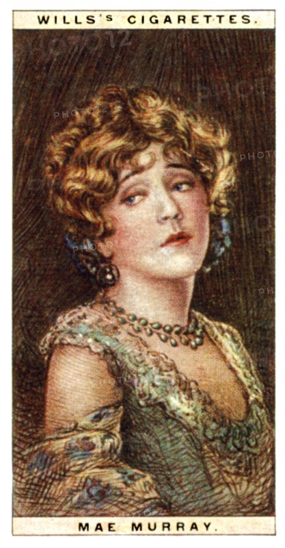 Mae Murray (1889-1965), American actress, 1928.Artist: WD & HO Wills