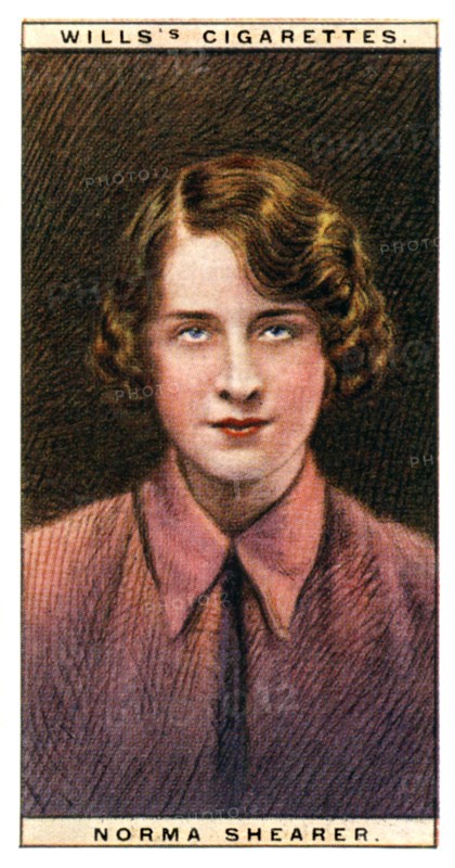 Norma Shearer (1902-1983), Academy Award-winning Canadian-American actress, 1928.Artist: WD & HO Wills