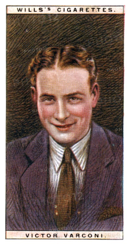 Victor Varconi (1891-1976), Hungarian actor, 1928.Artist: WD & HO Wills
