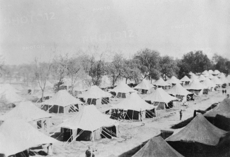 British army encampment, Howshera, 1917. Artist: Unknown