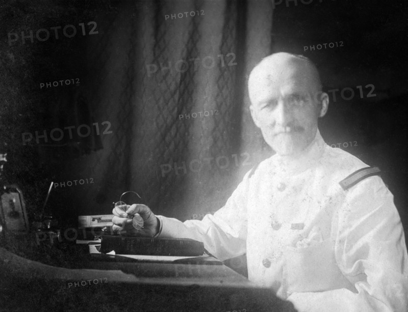 Captain Carre of the H M T 'Egra', 1917. Artist: Unknown