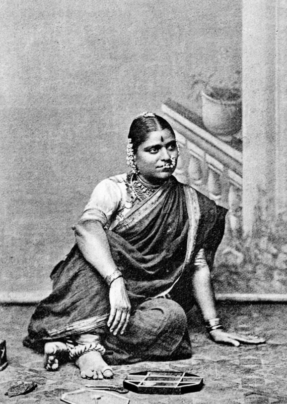 Brahmin woman, India, 1917. Artist: Unknown